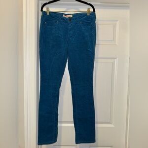 LEI Blue Straight Leg Corduroy Jeans Timeless Design